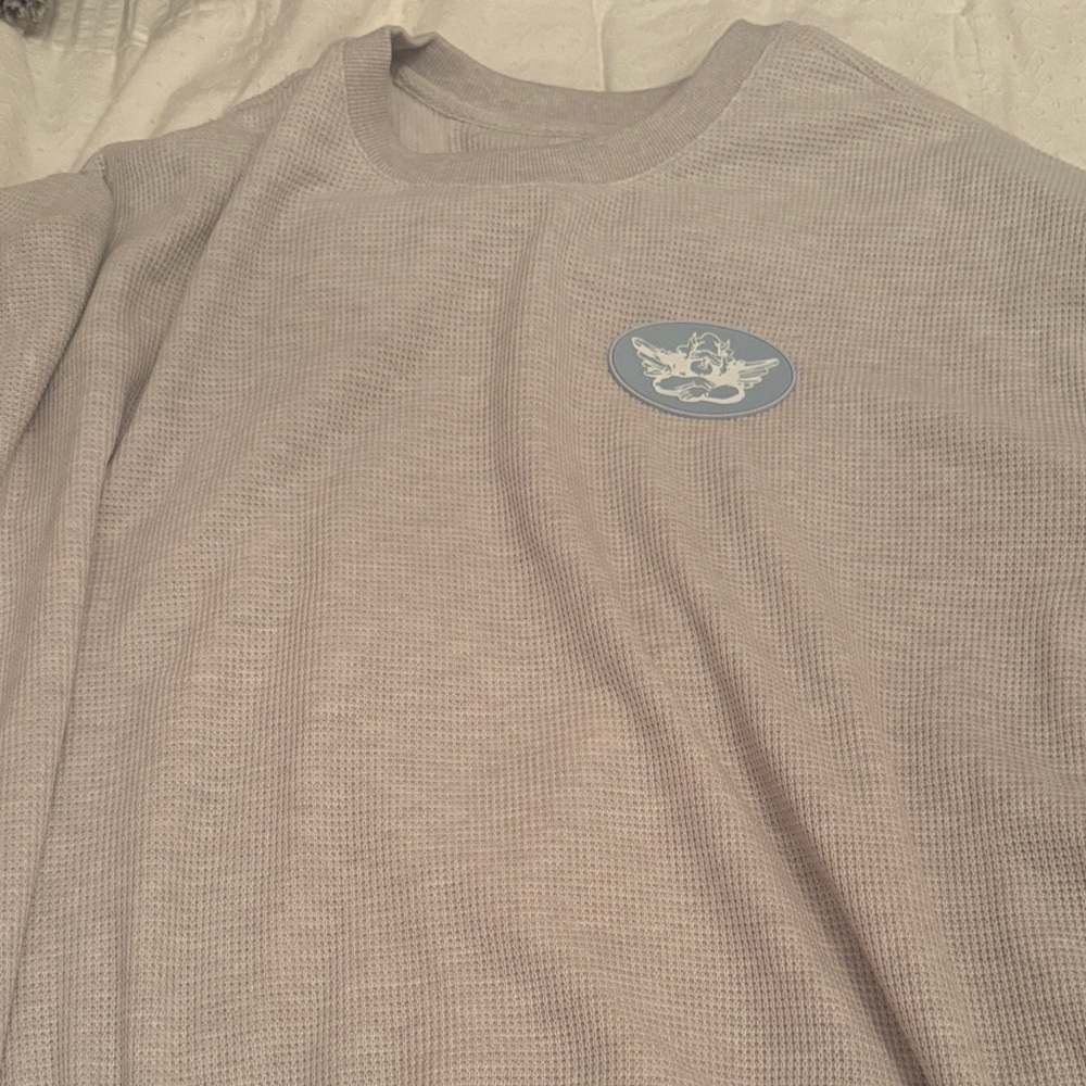 Boys Lie Light Gray Crew Neck Sweater